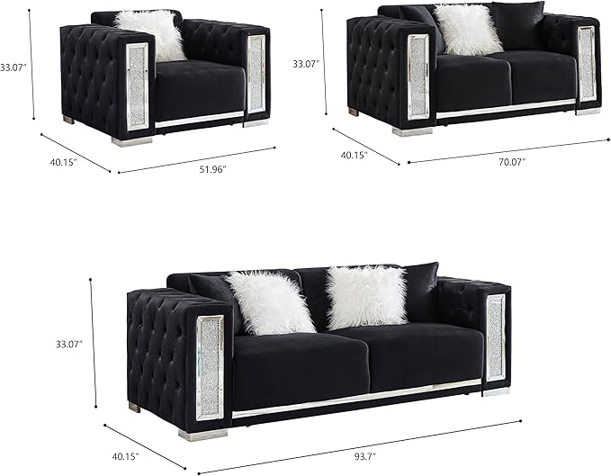 Noreen 3-Piece Sofa Set