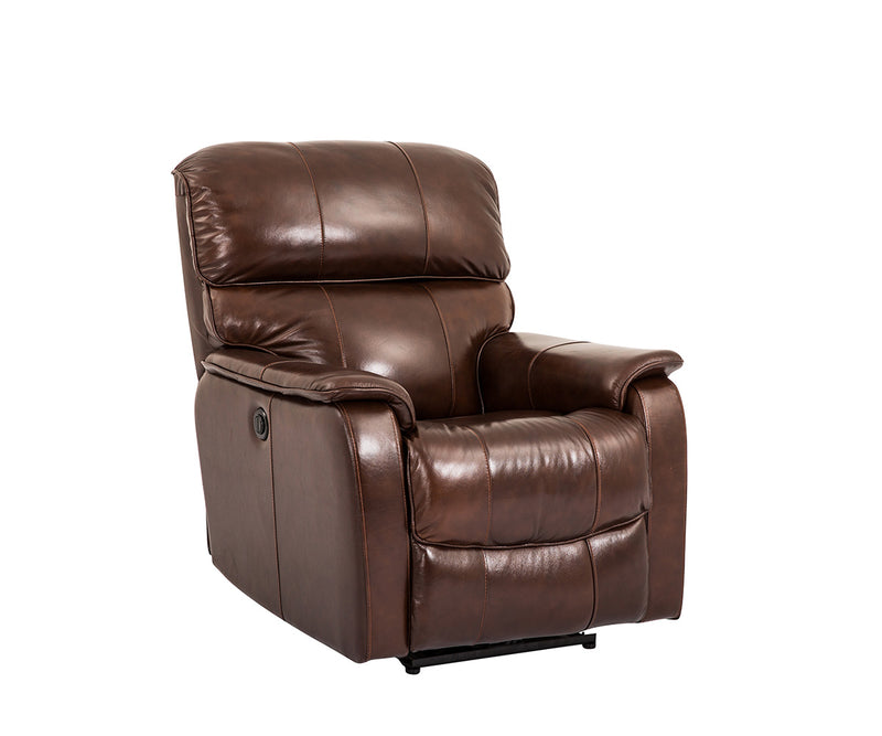 Ayla Power Recliner Chair in Brown