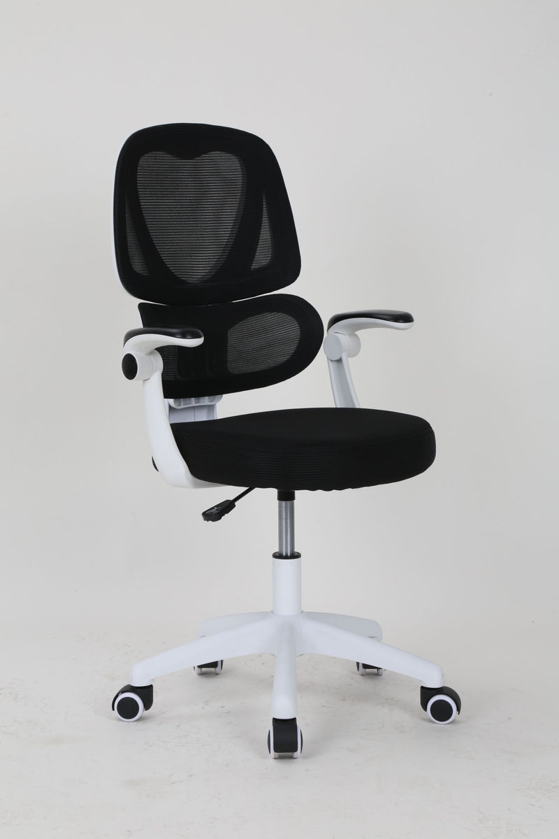 Ivy Task Chair in Black/White