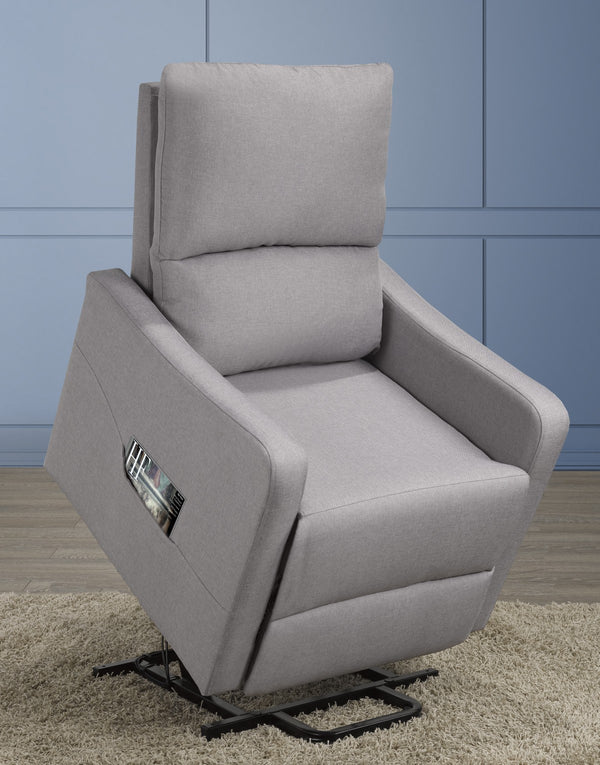 Willow Power Recliner Lift Chair in Light Grey