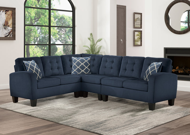 Sinclair Reversible Sectional in Navy