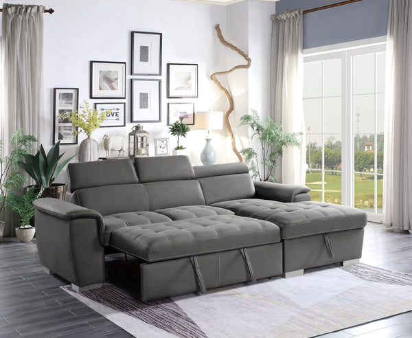 Ferriday Sleeper Sectional in Gray