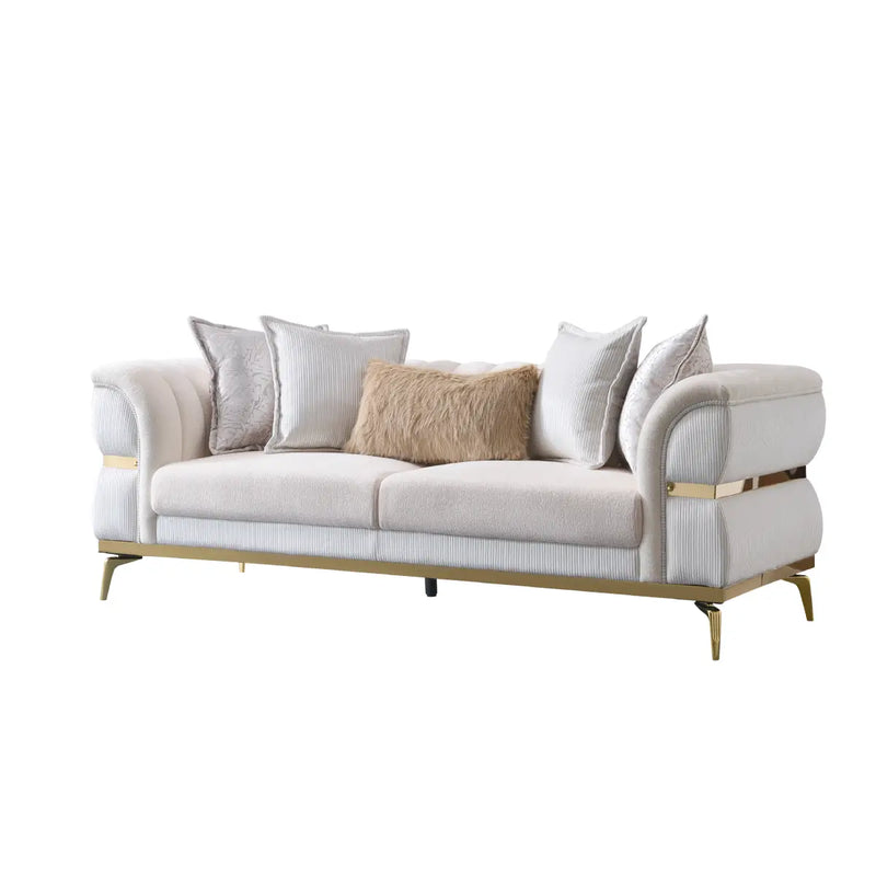 Juno 3-Piece Sofa Set in Beige