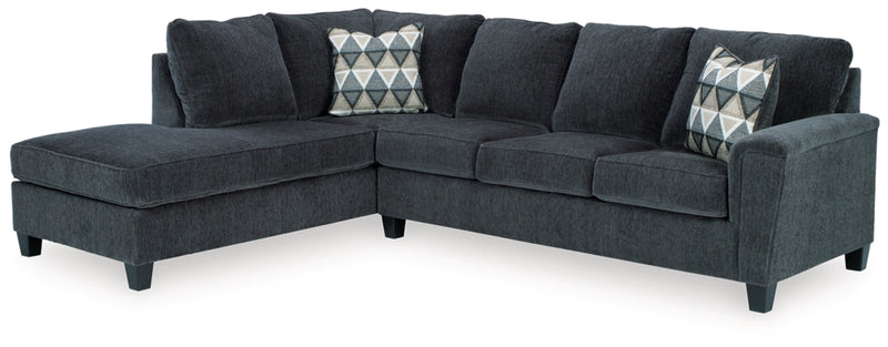 Abinger 2-Piece Sectional with Chaise in Smoke