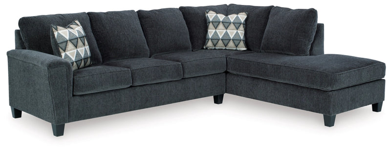 Abinger 2-Piece Sectional with Chaise in Smoke