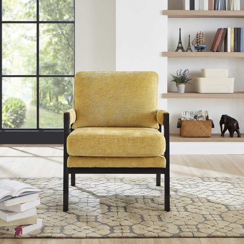 Carlo Arm Chair in Yellow