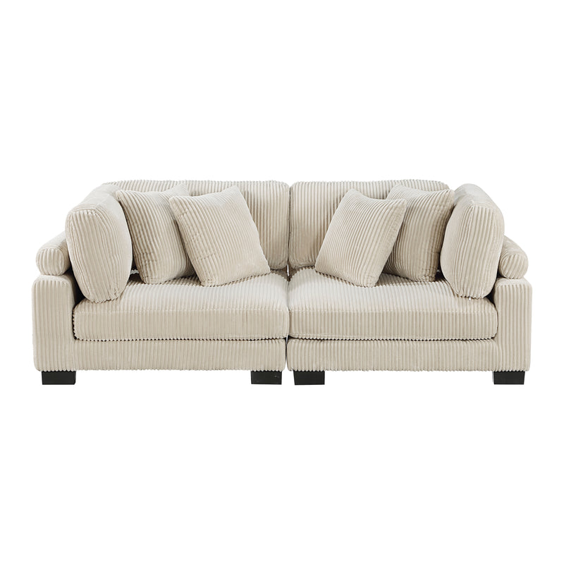 Traverse Sofa & Loveseat in Beige