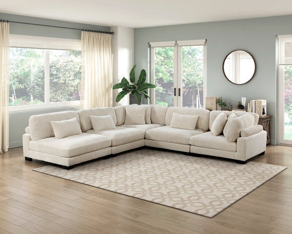 Traverse 5pc Modular Sectional in Beige