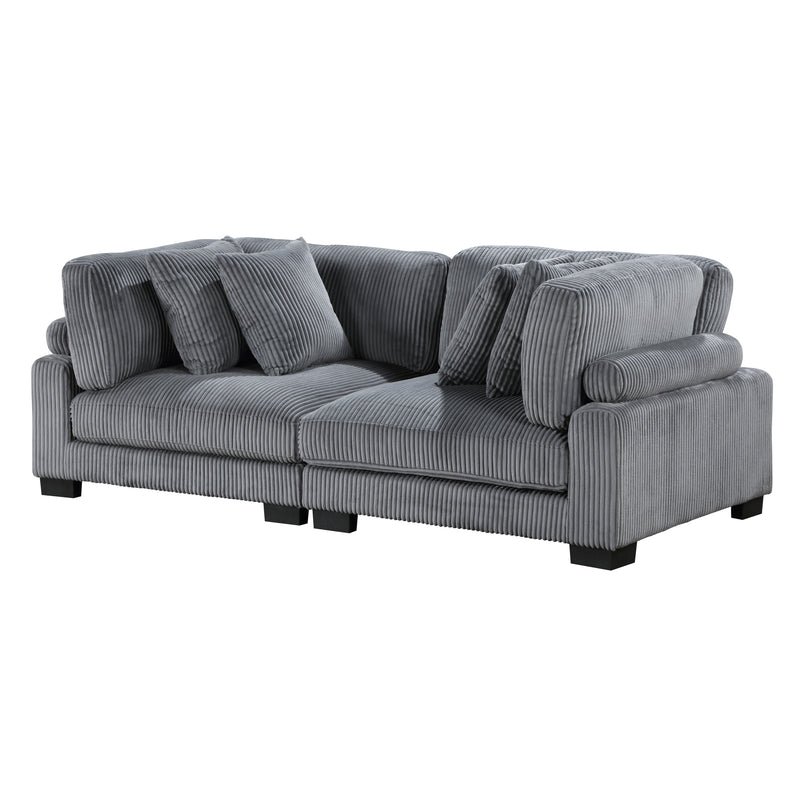 Traverse Sofa & Loveseat in Grey