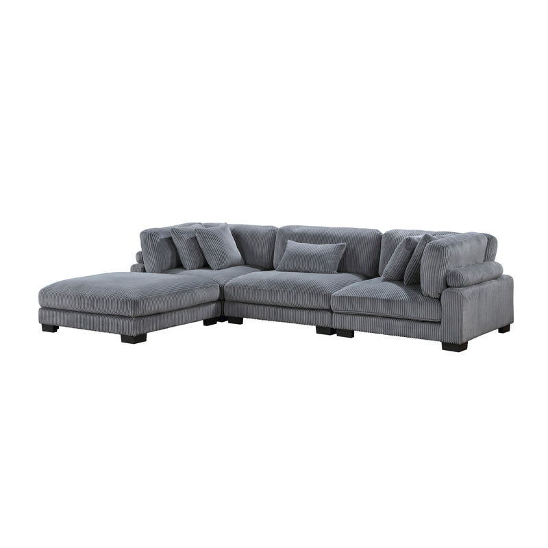 Traverse Modular Sofa + Ottoman in Grey