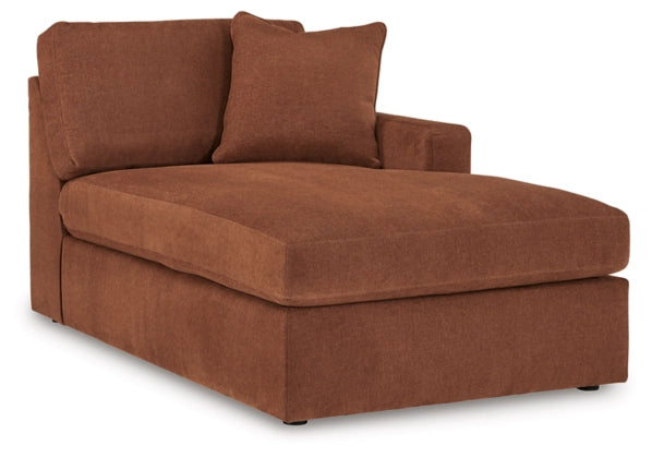 Modmax 4-Piece Sectional with Chaise in Spice