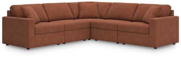 Modmax 5-Piece Sectional in Spice