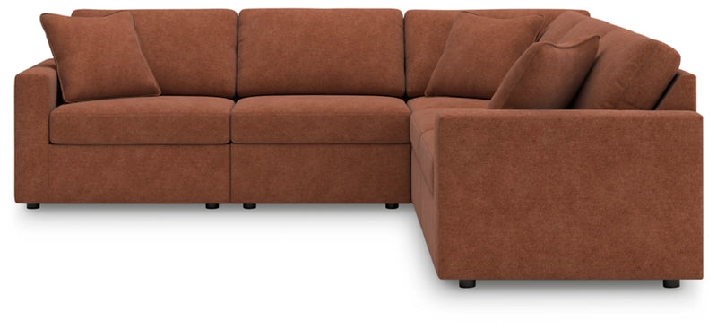 Modmax 5-Piece Sectional in Spice