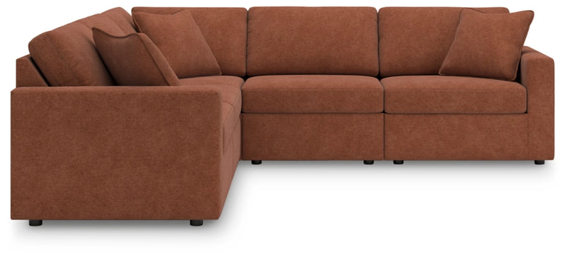 Modmax 5-Piece Sectional in Spice