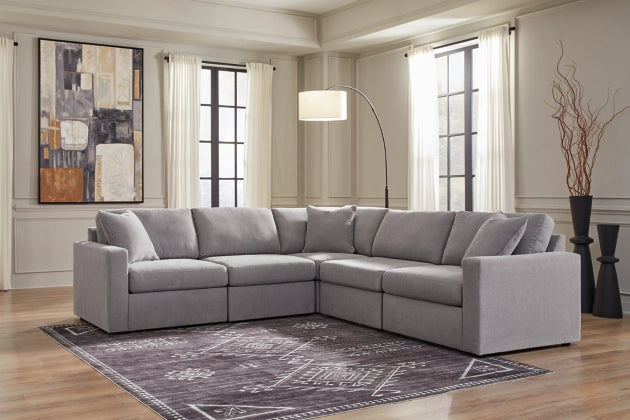 Modmax 5-Piece Sectional in Granite