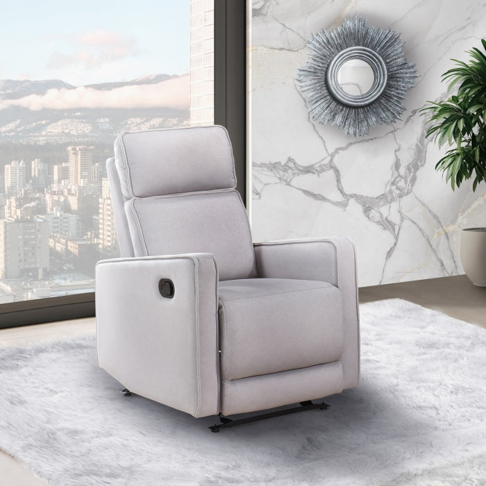 Chryse Glider Recliner in Beige