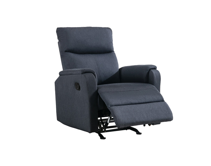 Adam Rocker Recliner in Navy