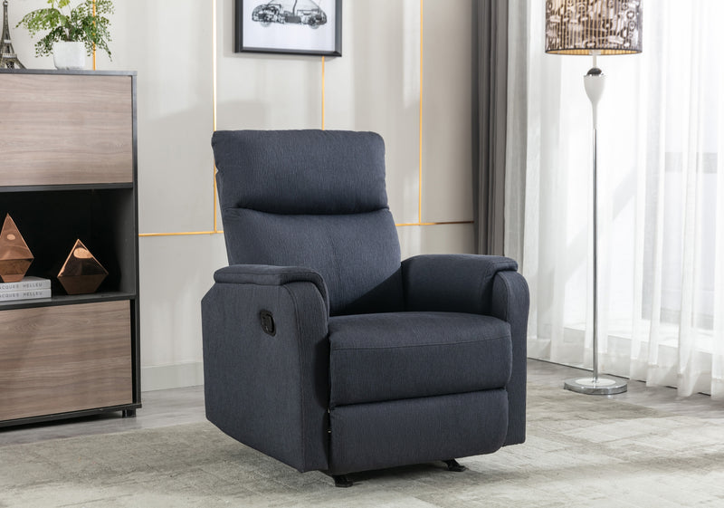 Adam Rocker Recliner in Navy