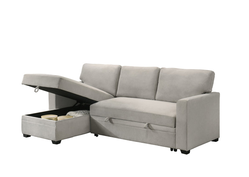 Ariadne Sleeper Sectional in Beige