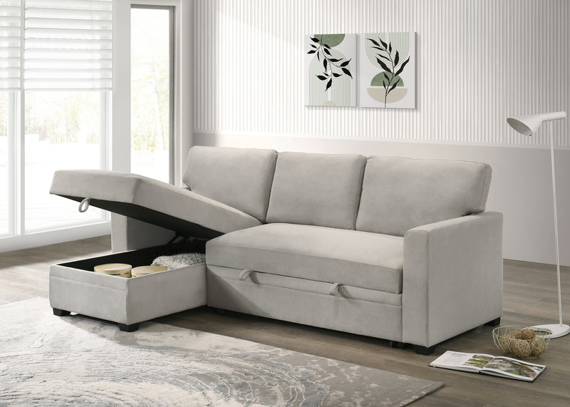 Ariadne Sleeper Sectional in Beige