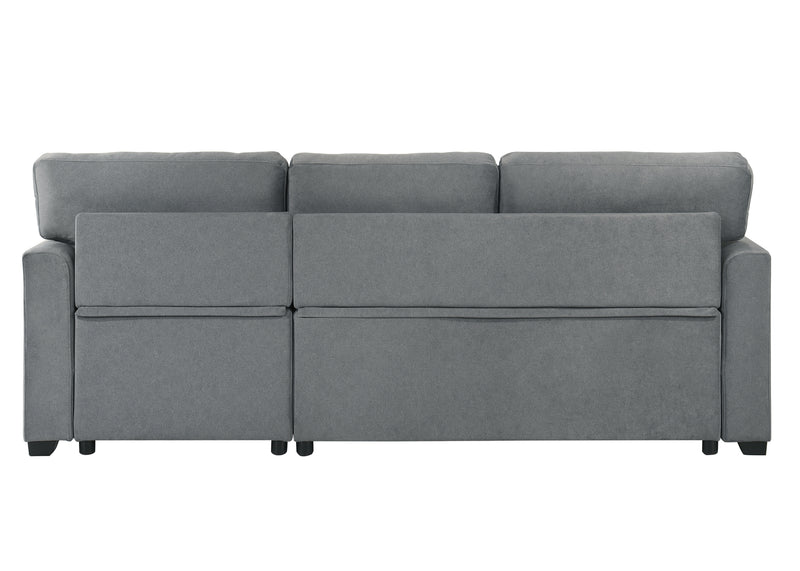 Ariadne Sleeper Sectional in Grey