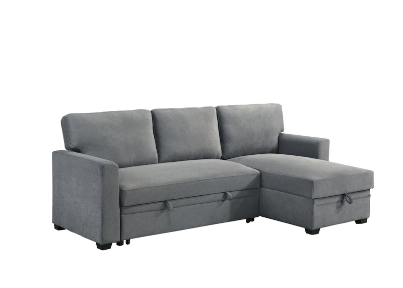 Ariadne Sleeper Sectional in Grey