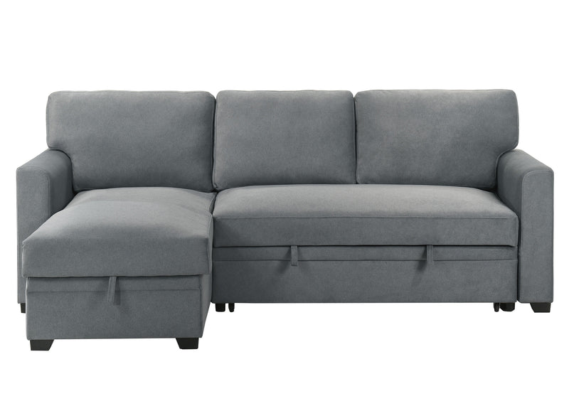 Ariadne Sleeper Sectional in Grey