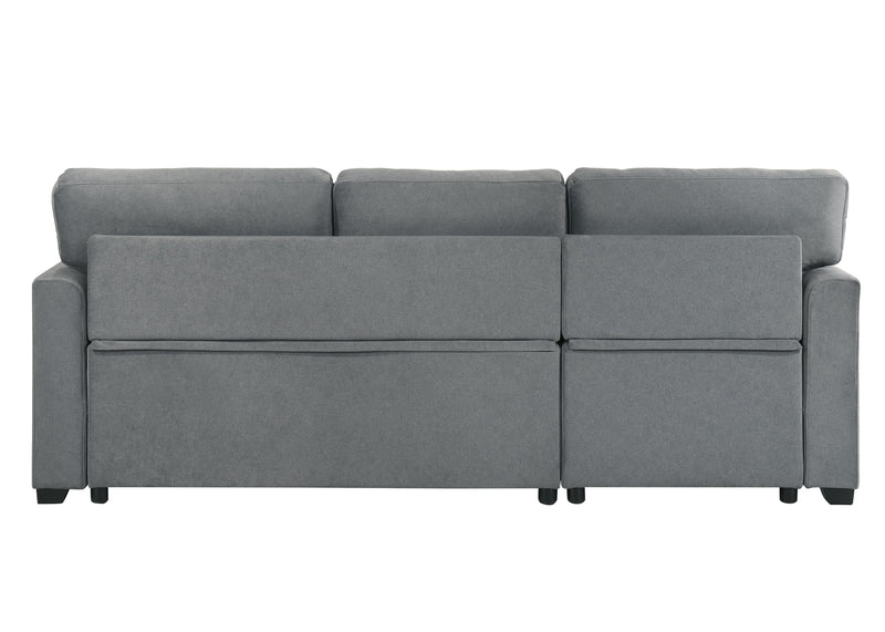 Ariadne Sleeper Sectional in Grey