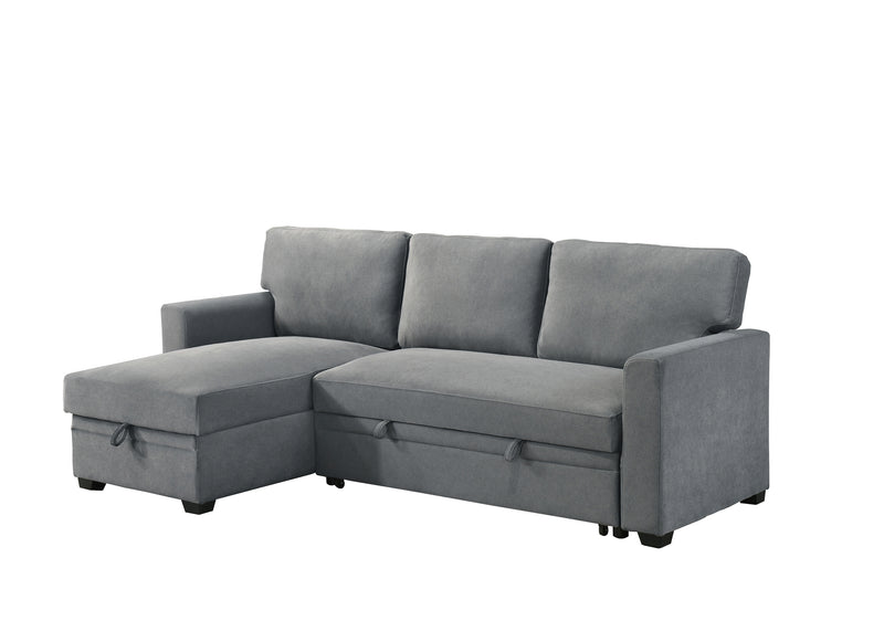 Ariadne Sleeper Sectional in Grey