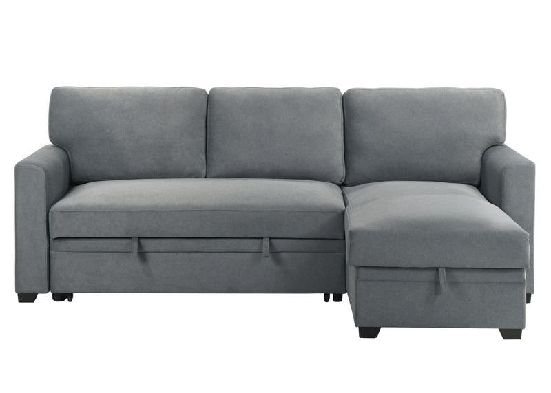 Ariadne Sleeper Sectional in Grey