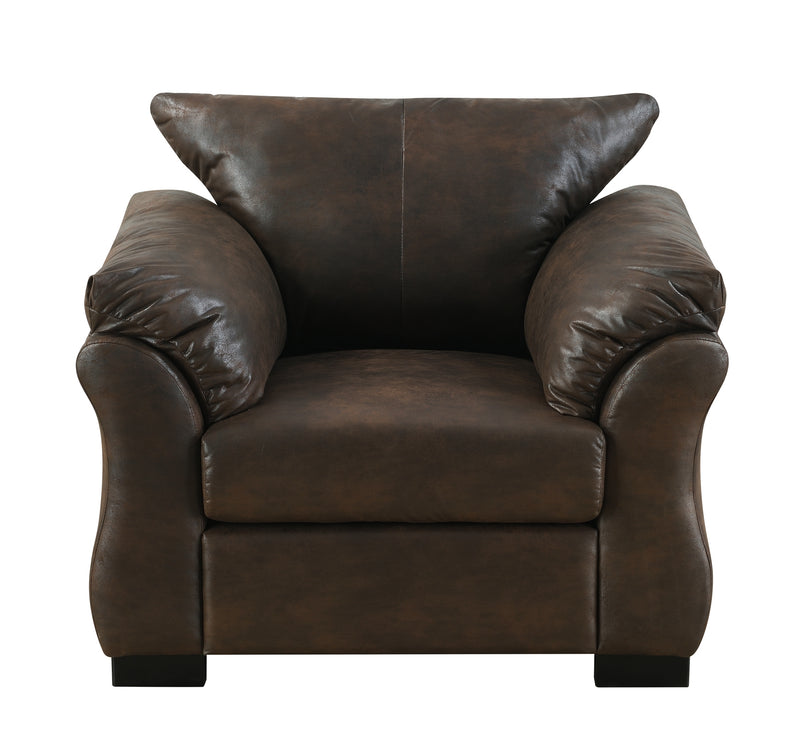 Corso 3pc Sofa Set in Brown