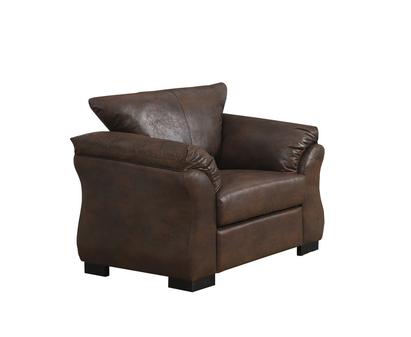 Corso 3pc Sofa Set in Brown