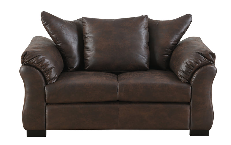 Corso 3pc Sofa Set in Brown