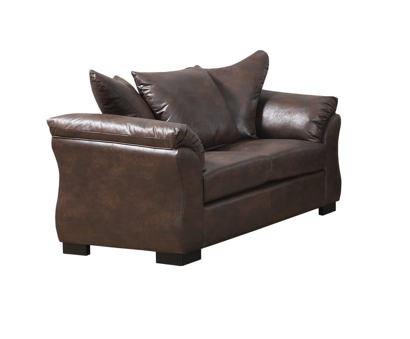 Corso 3pc Sofa Set in Brown