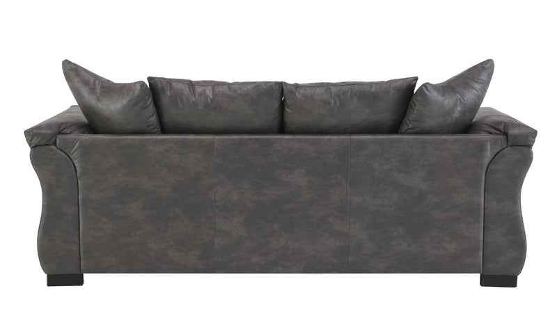 Corso 3pc Sofa Set in Charcoal