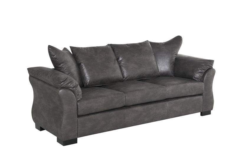 Corso 3pc Sofa Set in Charcoal