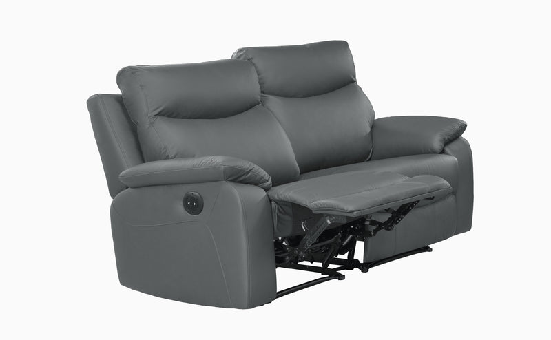 Wembley Genuine Leather Power Recliner Set