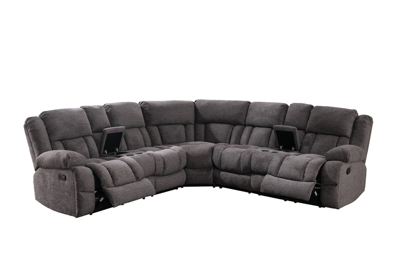 Presley Manual Recliner Sectional