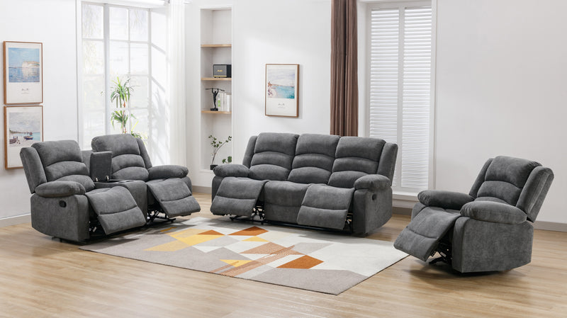 Zenthia 3pc Manual Recliner Set