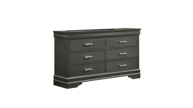 Queen Brooklyn Bedroom Set in Gray