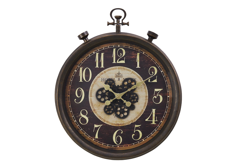 24" Gear Mech Wall Clock - M9074