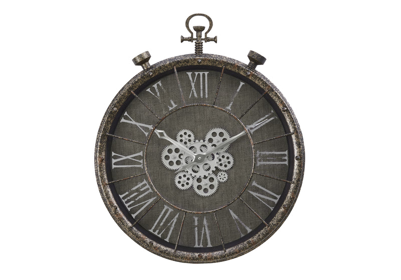 24" Gear Mech Wall Clock - M9075