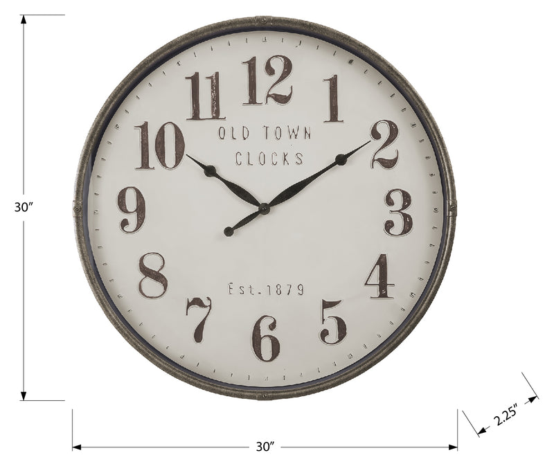 30" Wall Clock - M9024