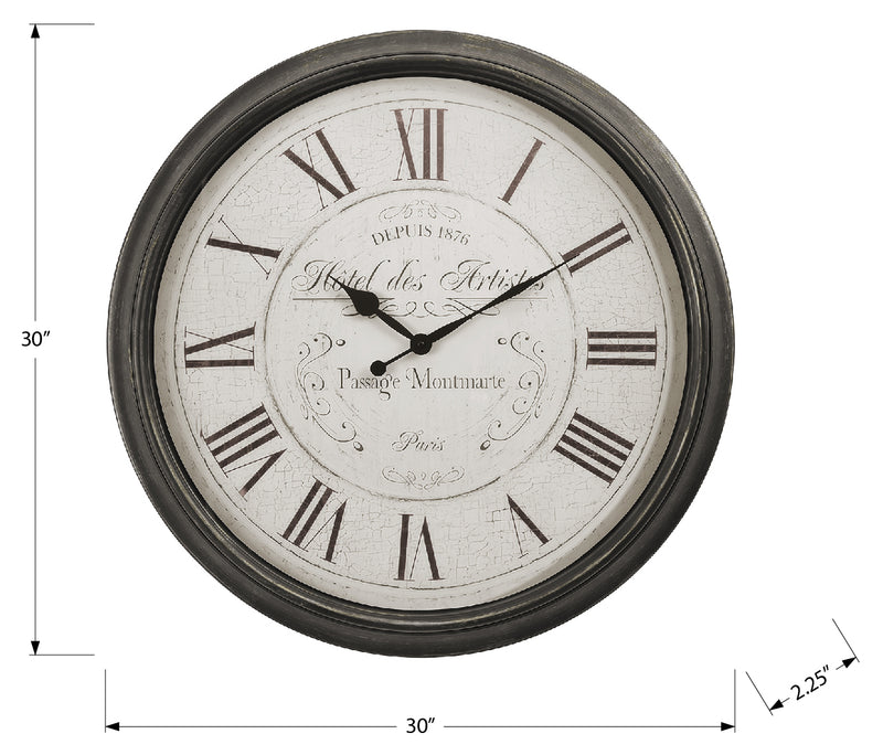 30" Wall Clock - M9026