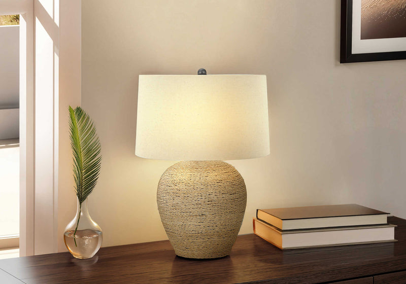 Boho Table Lamp 25"H