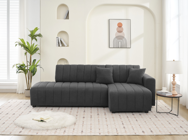 Swan Sectional in Grey