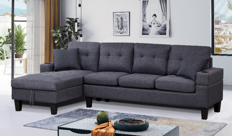 Samuel Sectional with Storage Chaise