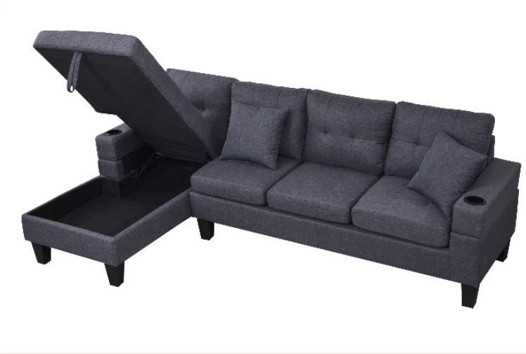 Samuel Sectional with Storage Chaise