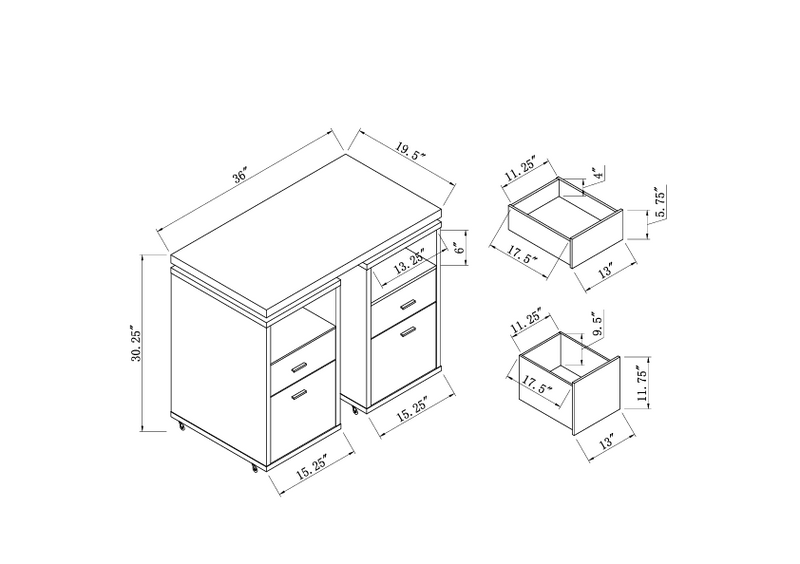 Expandable Office Desk