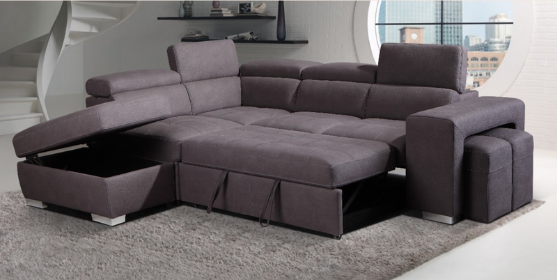 Oakley USB Sleeper Sectional